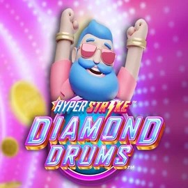 Hyper Strike Diamond Drums logo by Gameburger Studios at Bonuskong Casino