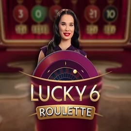 Lucky 6 Roulette slot logo by Pragmatic Play at Bonuskong Casino