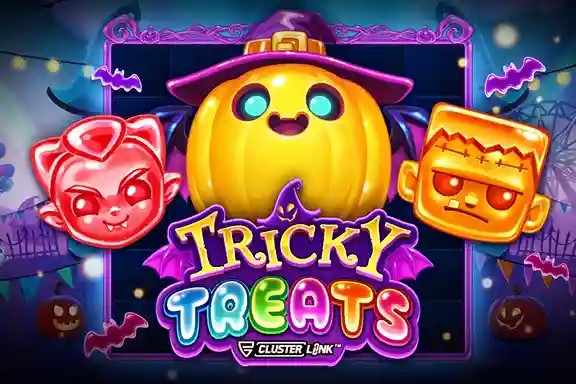 Tricky Treats logo – Slots by Push Gaming at Bonuskong Casino