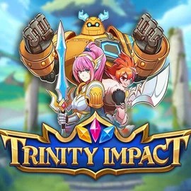 Trinity Impact slot logo by Play'n GO at Bonuskong Casino